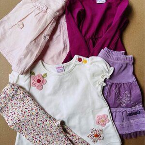 👶🎀 6–12 Month Baby Girl Clothing Lot – 6 Pieces 🎀👶